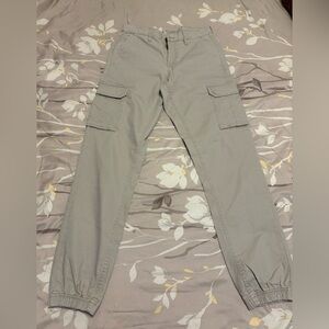 Tainted Denim slim cargo pants